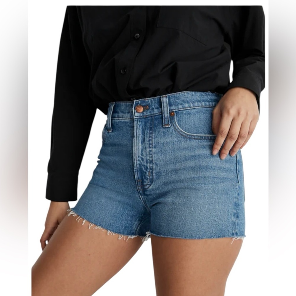 Madewell Denim High-Waisted Cutoff Shorts 32